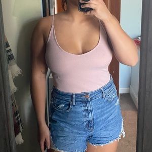 Ribbed Bodysuit